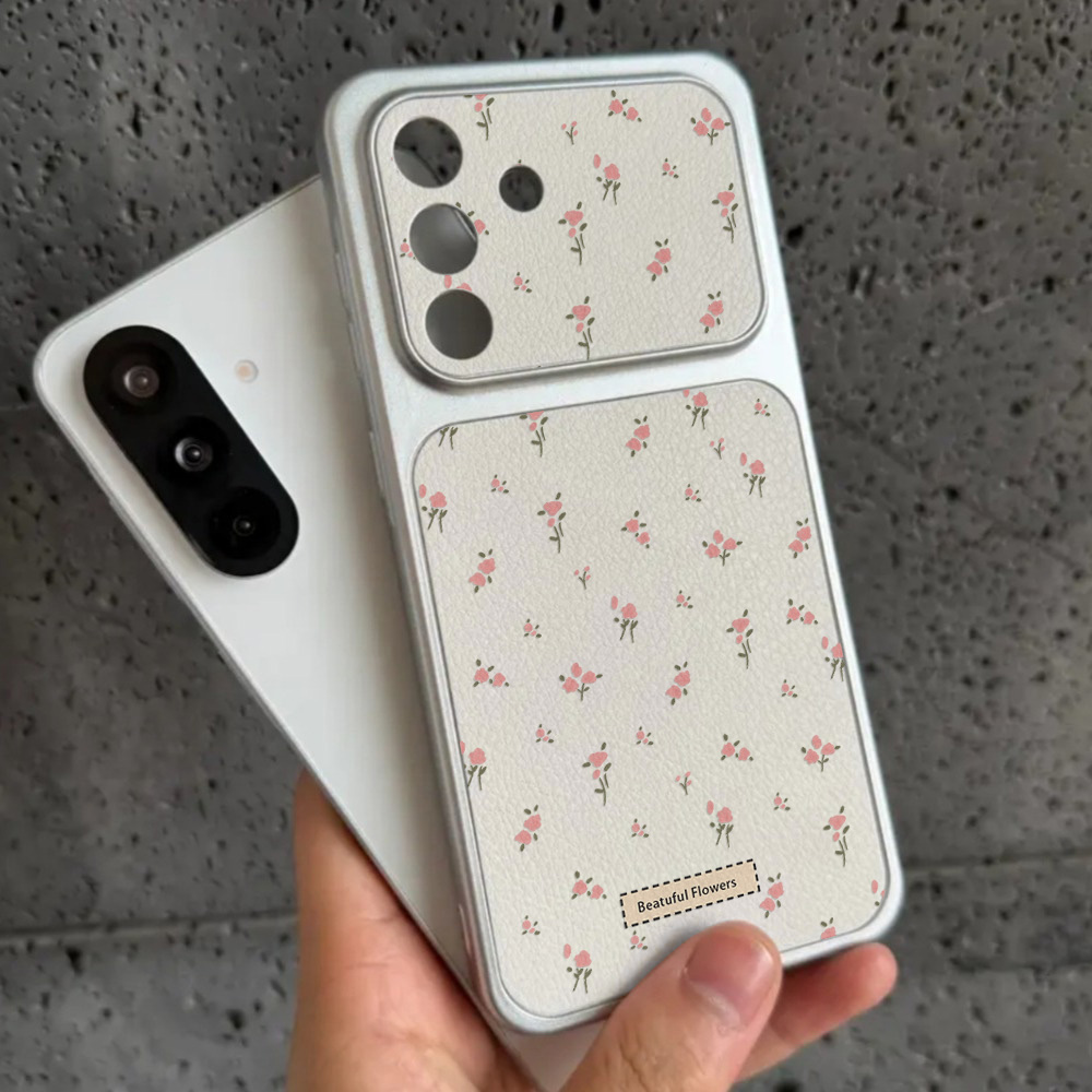 Camera Leather Case - Etui na telefon z okienkiem na