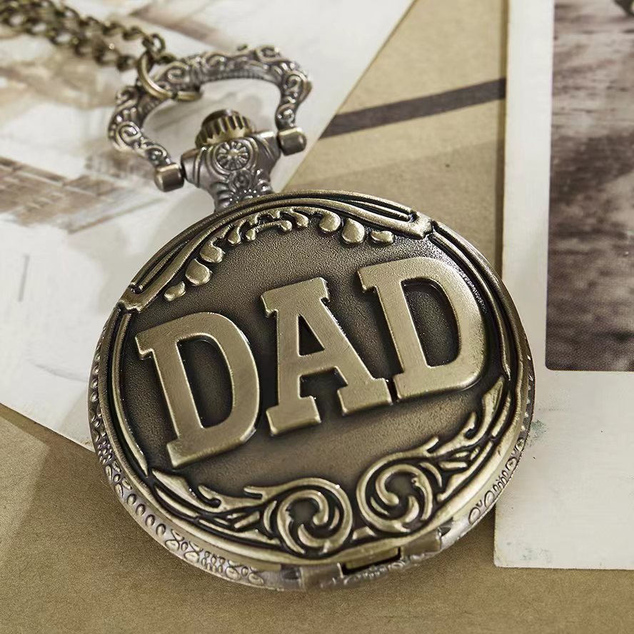 Best Collectible Vintage Watches - Vintage brązowa rzeźba DAD moda kwarcowy
