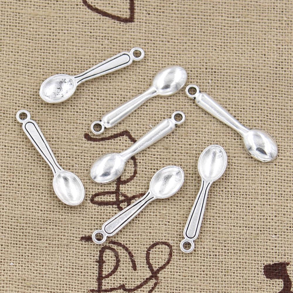 Vintage Collectible Spoons - 30 sztuk Charms kuchnia łyżka do
