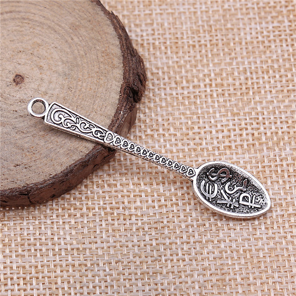 Vintage Collectible Spoons - IFOCUS 10 sztuk/partia bogate łyżki Charms