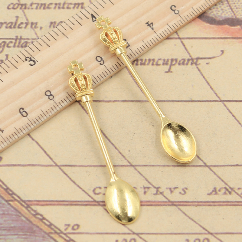 10 sztuk Charms kuchnia korona – Vintage Collectible Spoons recenzja i cena