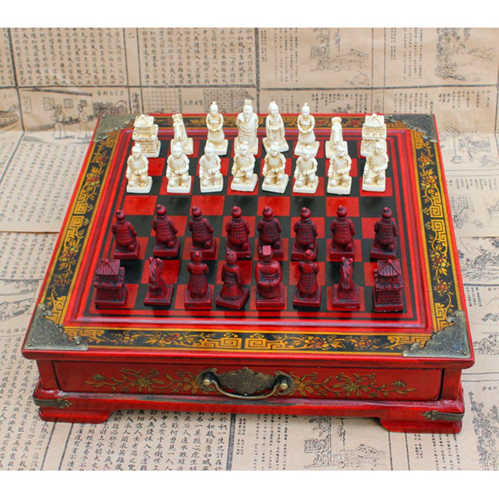 Chiński Zestaw do Gry w Szachy – Vintage Collectible Board Games recenzja i cena