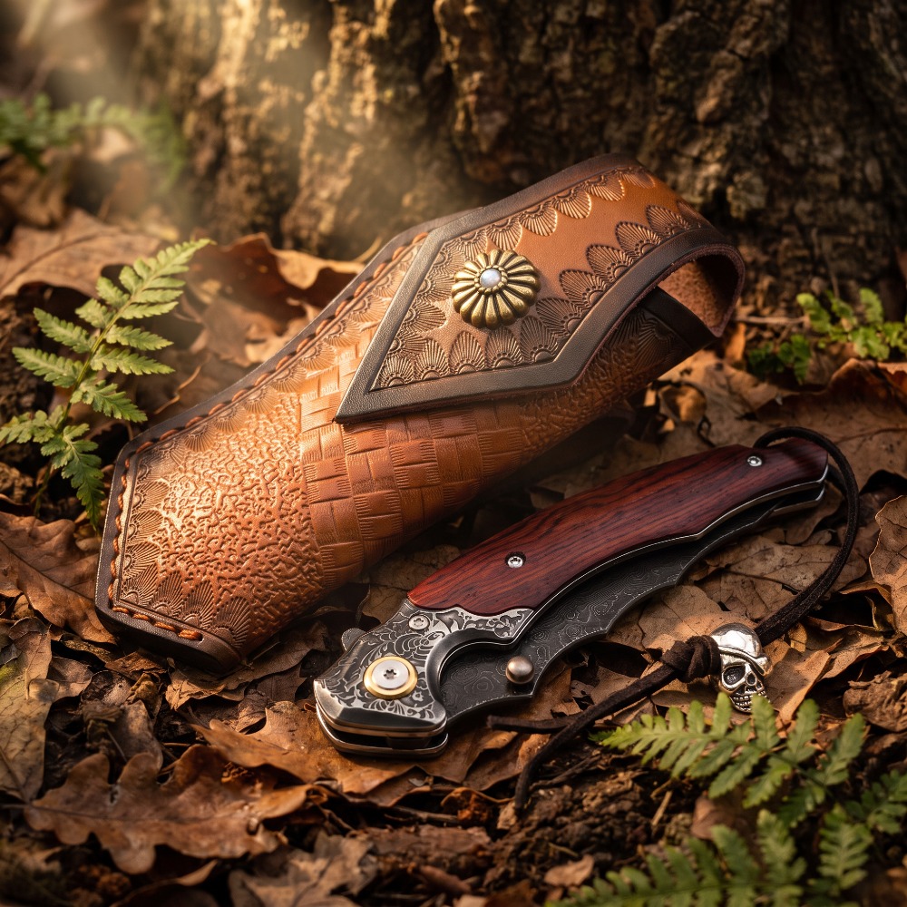 Nóż składany vintage z grawero – Vintage Collectible Knives recenzja i cena