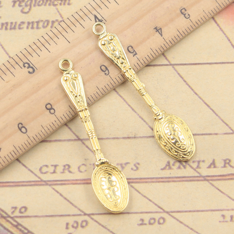 10 sztuk Charms wzór łyżka 48x – Vintage Collectible Spoons recenzja i cena